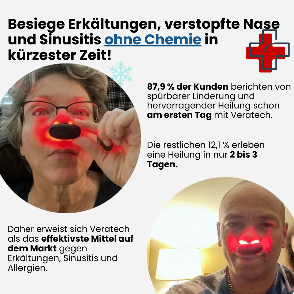 Nasenfrei Sinus Licht Komplett Set